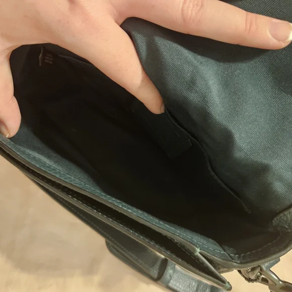 Coach Green Crossbody Saddle Handbag NWOT - Picture 6 of 7